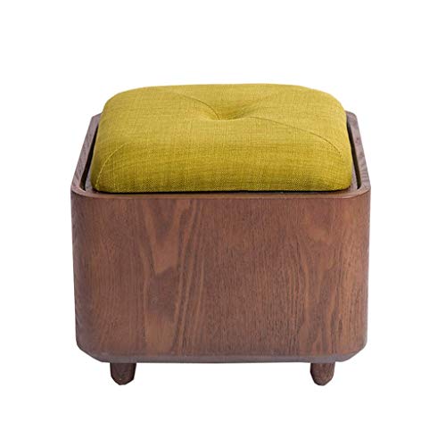 TT&D Jun-Reposapiés Taburete pequeño Baby Home Taburetes Bajos Reposapiés Taburete de Almacenamiento Taburete de Almacenamiento Creativo Niños Banco pequeño para Sala de Estar Pasillo (Color: Beige)