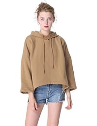 WanYang Mujeres Blusa Hoodie Tops Sudaderas Con Capucha Manga Larga Sweatshirt Tops Pullover Mas Cashmere
