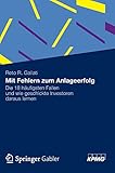 Image de Mit Fehlern zum Anlageerfolg: Die 18 häufigsten Fallen und wie geschickte Investoren daraus lernen