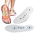 Produktbild DryMartine Gel-Einlegesohlen Füße Magnetfeldtherapie Health Care für Männer/Frauen Comfort Pads Fußpflege Entspannung Geschenke 1 Paar (Mann)