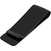 Spelt Metal Kağıt Para Tokası Kart Tutucu Klips C&uuml;zdan Siyah 5,2cm x 2cm