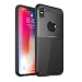 Produktbild Ouneed® Für iPhone XS MAX Hülle Cover, 2018 Premium Luxury Protection Armor Soft TPU Silicone PC Cover Case for iPhone XS MAX (Schwarz)