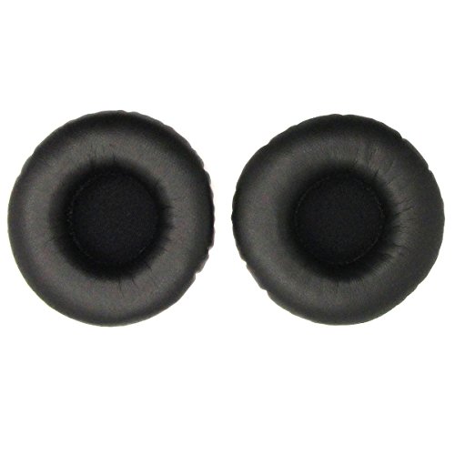 Preisvergleich Produktbild Ersatz-Ohrpolster Kissenbezug für Sol Republic Tracks HD V8 V10 kabelgebundener Kopfhörer (schwarz)