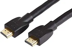 AmazonBasics 15 Feet High-Speed HDMI Cable (Black) - Supports Ethernet, 3D, 4K video