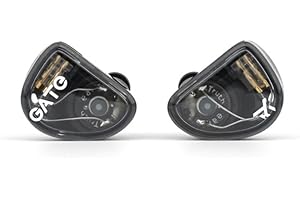 Truthear Gate In-Ear-Kopfhörer, dynamischer Treiber, 3,5 mm, austauschbares Kopfhörerkabel, mit Mikrofon, Schwarz