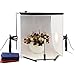 Produktbild 50cm Tragbares Lichtzelt Softbox Aufnahme Zelt heller Zelt-Würfel Fotostudio 50CM + 4 Hintergrund + 2 Studiolampe + 1 Kamerastativ …