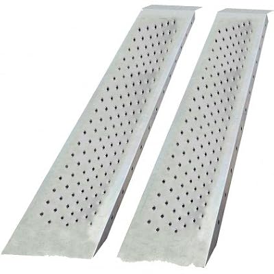 SOURCIDYS Rampe de chargement acier 1,60 m - Lot de 2