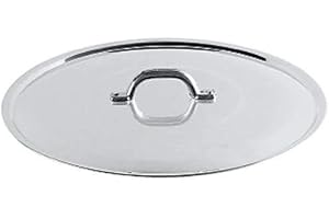 Pentole Agnelli FAMA2934 Flat Lid with Handle 34 cm Blanc