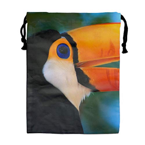 LALOPEZ Toco Toucan Drawstring Drawstring Bag for Adult