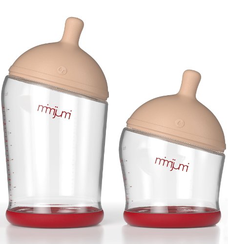 mimijumi Newborn Gift Pack (1 8oz Bottle & 1 4oz Bottle)
