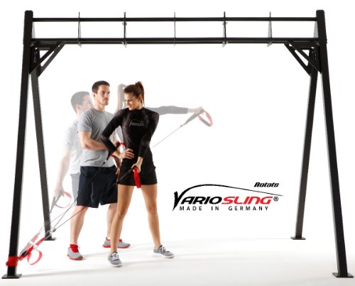 Variosling® Sling Trainer mit PROFI Umlenkrolle inkl. Schlingentrainer DVD, Türanker, Poster MADE IN GERMANY - 9