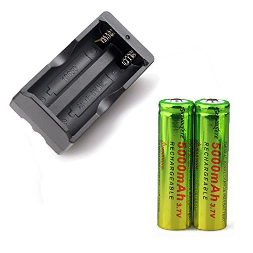 Batterie OyedensNeue 4pcs 3.7v 5000mah 18650 Nachladbare Li-Ionbatterie + Doppelaufladeeinheit - 4