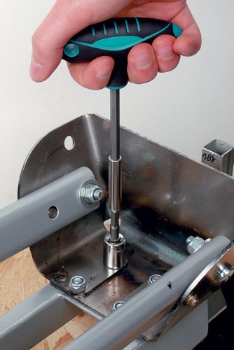 Wolfcraft 1235000 1 T-Handschraubendreher mit Bitaufnahme - 3