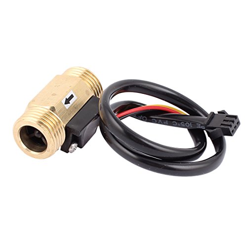 G1/2" Gewinde Hall Durchflussmesser Durchflusssensor Schalter1-30L/min 44mm Lang