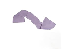 WENCHRISDT Weighted Eye Mask Relaxing Eye Cover,Weighted Eye Mask for Deep Sleep,Travel Sleeping Mask for Relieve EyesFatigue,Double-Sided Use, Soft Fabric for Skin (Purple)