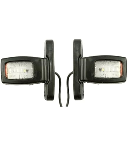 Luci Di Ingombro Per Camion 24V LED - Laterali Anteriore/Bianco E Posteriore/Rosso - IP68 - Foto 6