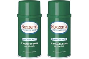 Shaving NOXZEMA SHAVING GEL FOAM MENTHOL VITAMIN E 300ML PACK OF TWO