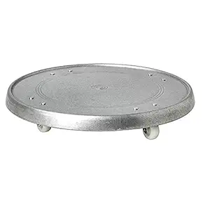 Ikea Socker, Galvanized Steel Plant Stand on Wheels