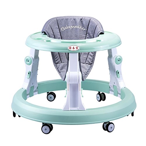 SMCCN Paseo ycolumpio para bebés Andador con función de juego Andadores y cunas Caminante pequeño con putter con estación de reproducción de música