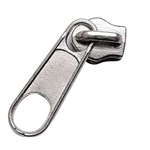 20m EndLos Reißverschluss 6mm Laufschiene + 20 Zipper Schwarz - 2