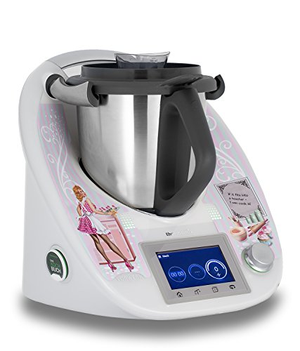 Thermomix Aufkleber TM5 Sticker Stickerdream „Retro Pin-Up Girl Design“ Anpassbar durch verschiedene Sprüche Made in Germany - 2