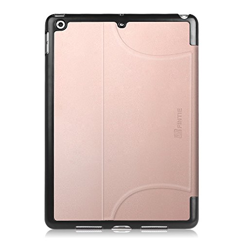 Fintie iPad 9.7 Zoll 2017 Hülle – [Multi-Sichtwinkel] Ultra Schlank Magnetische Kickstand Schutzhülle Abdeckung mit Auto Schlaf / Wach Funktion für Apple iPad 2017 Neue Modell, Roségold - 9