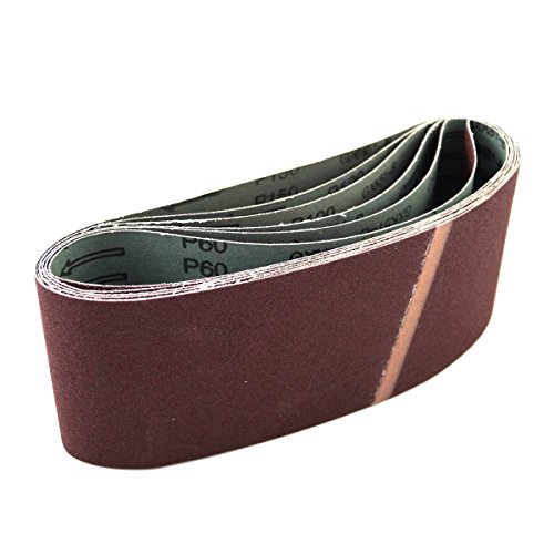 12 x Bandschleifpapier 105 x 620 mm Schleifpapier Bandschleifer Schleifband Körnung 40/60/80/100/120/150 - 3