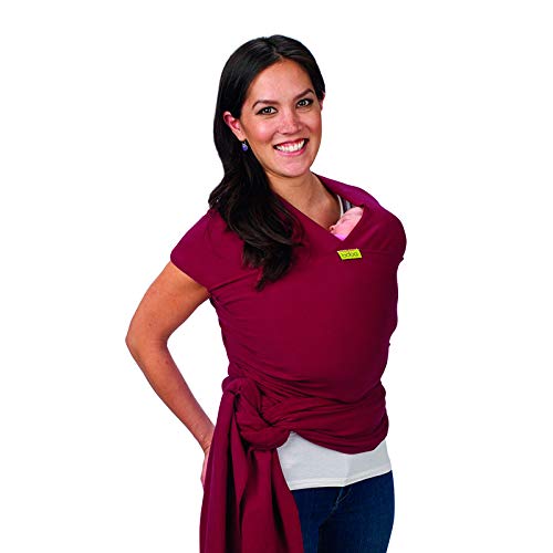 Boba Wrap - Fular portabebés, color rojo sangria