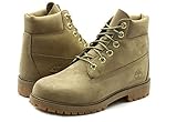 timberland beige kinder Gummi-Laufsohle mit Profil Timberland A1VDT 6 In Premium WP Stiefel Greige