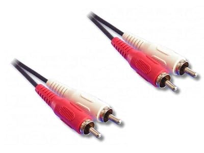 Lineaire A124D Cble 2 x RCA mle/2 x RCA mle 2,50 m Noir