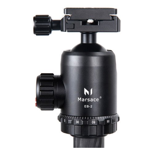 Marsace BT-2541T Tripod Kit with EB-2 Ballhead and B61 Quick Release Plate Package for Camera