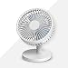 Produktbild Love pets USB Kleiner Ventilator Wiederaufladbarer Mini Silent Desktop-Ventilatorhandheld Große Windkühlungsklimaanlage (Farbe : Weiß)
