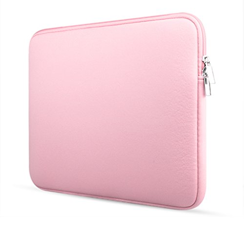 Laptop Hülle Tragetasche Schutzhülle Laptophülle Laptop Tasche für Macbook Mac Air/Pro/Retina – Rosa, 13 Zoll - 4