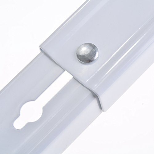 Homdox faltbare Mikrowellenhalterung Mikrowellenhalter für Mikrowelle Backofen, Grill, Ofen, Wand Halterung, Wandhalterung Mikrowelle Halterung Ablage, inkl. Montagematerial, Weiß - 6