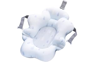 UPOSAO Coussin De Bain Bébé Pour Baignoire - Siège Matelas Réducteur - Empêchez Le Glissement - Réglable Léger