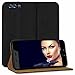 Price comparison product image mtb more energy Leather Case Bookstyle for Huawei P10 (5.1'') | black | genuine leather | Protection Wallet Folio Cover
