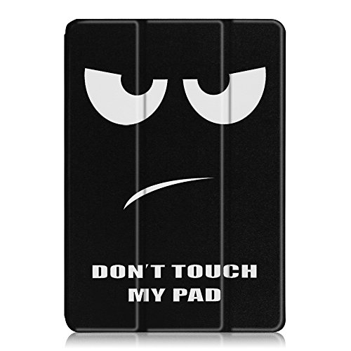 Fintie iPad Air Hülle Case – Ultra Slim Superleicht Schutzhülle Smart Shell Cover Tasche Etui mit Auto Schlaf / Wach und Standfunktion für Apple iPad Air, Don’t Touch - 3