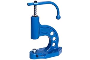 GETMORE PARTS Pressa a vite, pressa mandrino, torchietto a mano per occhielli, pulsanti, rivetti