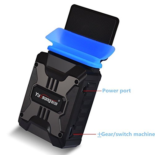 Itian Laptop Kühler, Laptop und Notebook Cooling Pad Luftabsaugung Laptop Kühler mit Vakuumgebläse — USB Powered, Windsteuerung, Leiser Betrieb, Ultra-Portable Heizkörper, CPU-Kühler, Lüfter-Kühlkörper für Notebook (Schwarz) - 4