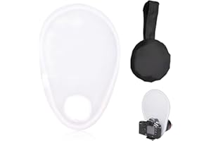 GHPKOTW 1Pcs Difusor De Flash Portátil Cámara Difusor De Flash Plegable Kit De Difusor De Flash Reflector De Luz De Cámara Para Lentes De Cámara Dslr