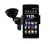 Produktbild Emartbuy® Universal Handyhalterung Armaturenbrett/Windschutzscheibe Schwarz geeignet für MediaCom PhonePad Duo X470 - Enthält ein Kompatible Micro USB KFZ Ladekabel