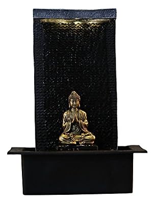 Zen'Light ZENITUDE Fontaine Polyrésine Noir 31 x 31 x 42 cm