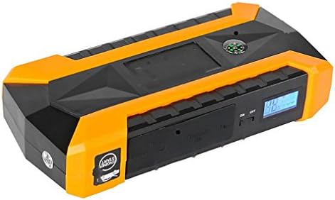 WJJ- 600A Peak 13600mAh Portable Car Jump Starter, Emergency Battery Booster Pack, LCD Screen, and LED Flashlight for Laptop Phone Tablet and More