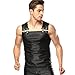 Produktbild Europäische Und Amerikanische Sexy Schwarze Herren Lederweste Schwarz M