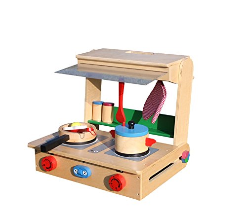 Preisvergleich Produktbild Kinderküche Aga4Kids POLLY, Küchenspielzeug,Spielküche,Küche mit Zubehör, Spielzeugküche, Holzspielküche,Kinderspielküche