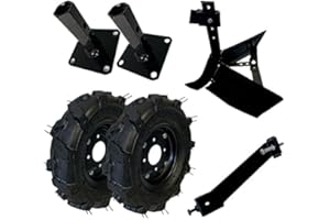 SAKAWA Kit Asurcador Motoazada Ruedas Neumáticas 400X8 Tiro Largo