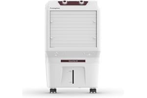 Crompton Marvel Neo Personal Air Cooler- 23L; with Everlast Pump, 4-Way Air Deflection and High Density Honeycomb pads; White