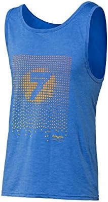 Seven MX Casual Adult Tank Top Acid Rain, Blue Heather, Size Small