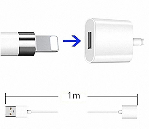 Bleistift Ladekabel für Apple Pencil ,1m männlich zu weiblich - 4