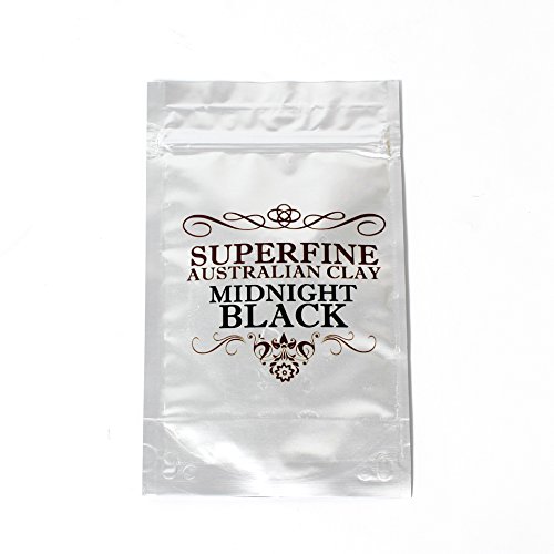 Mitternacht Schwarz Superfein Australischer Ton – 100g - 2